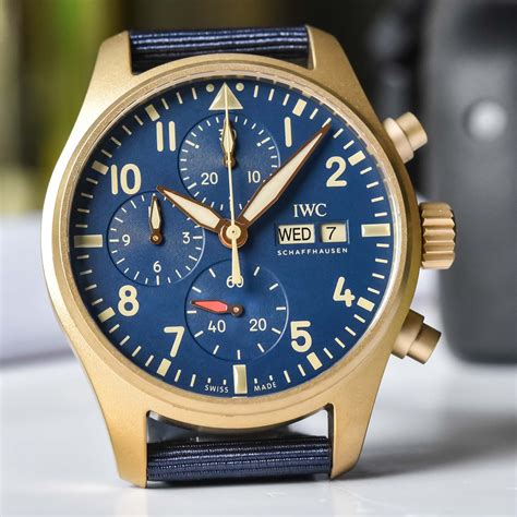 iwc pilot watch chronograph 41|iwc pilot chronograph 41 bronze.